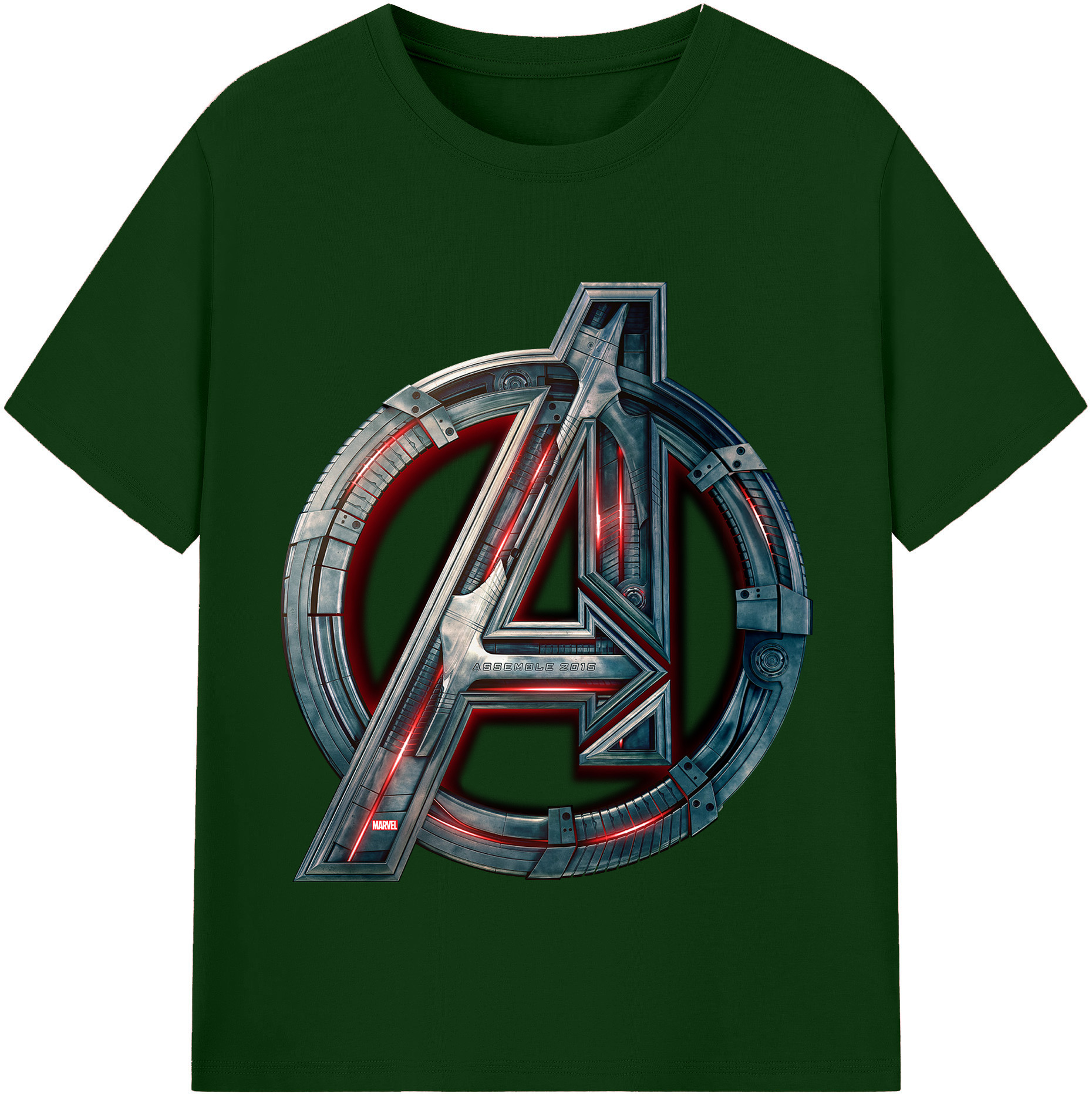 （画像用） アベンジャーズ The Avengers 綿100％半袖Tシャツ（フロントプリント）